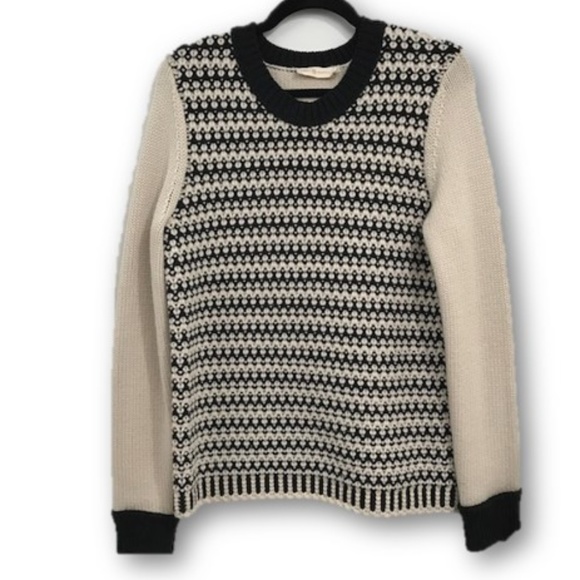 Tory Burch Sweaters - Tory Burch Wool Blend Textured Knit Sweater size M
